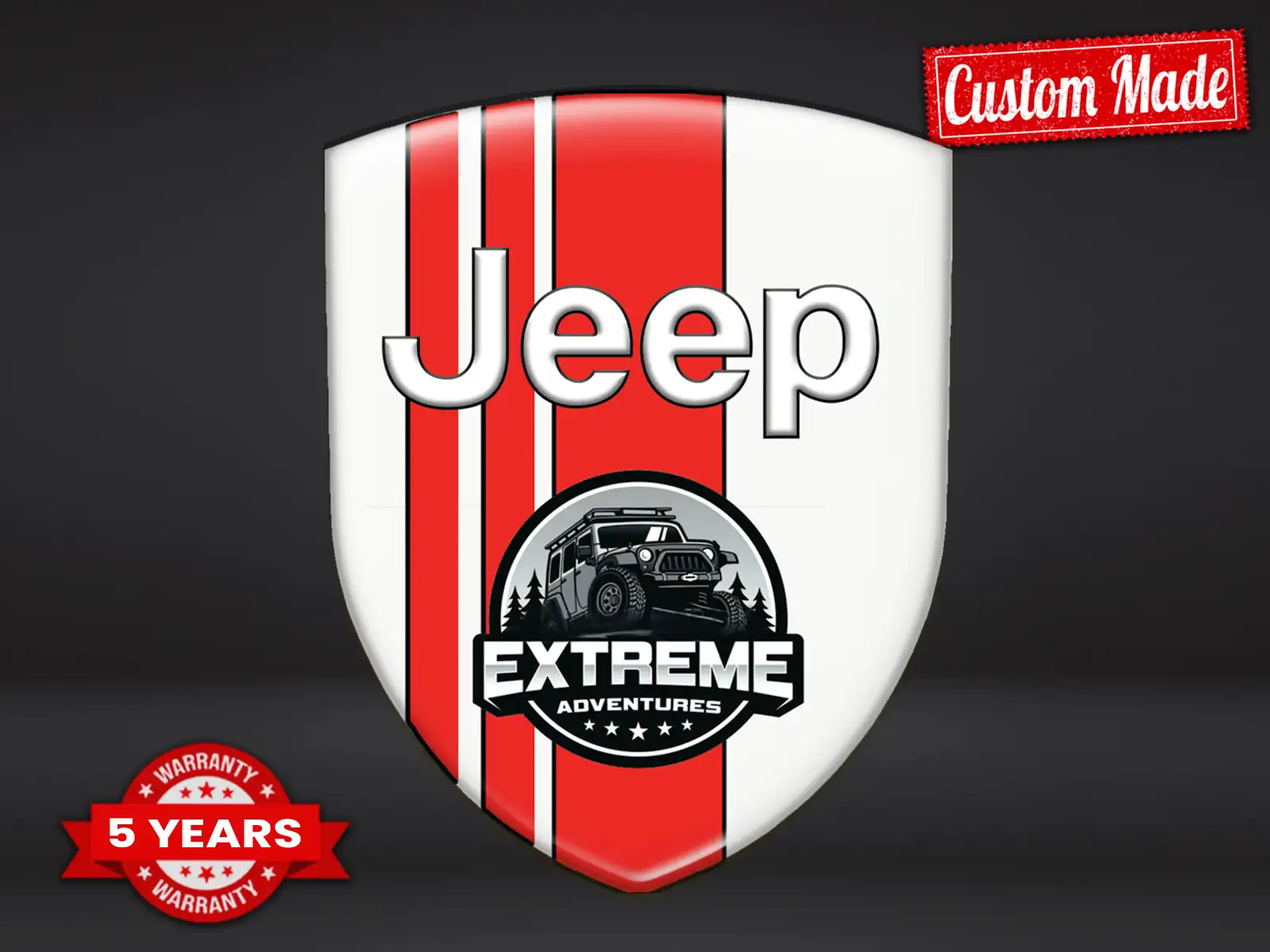 Jeep Emblèmes Entreprise Auto Qualité Pro Minimal